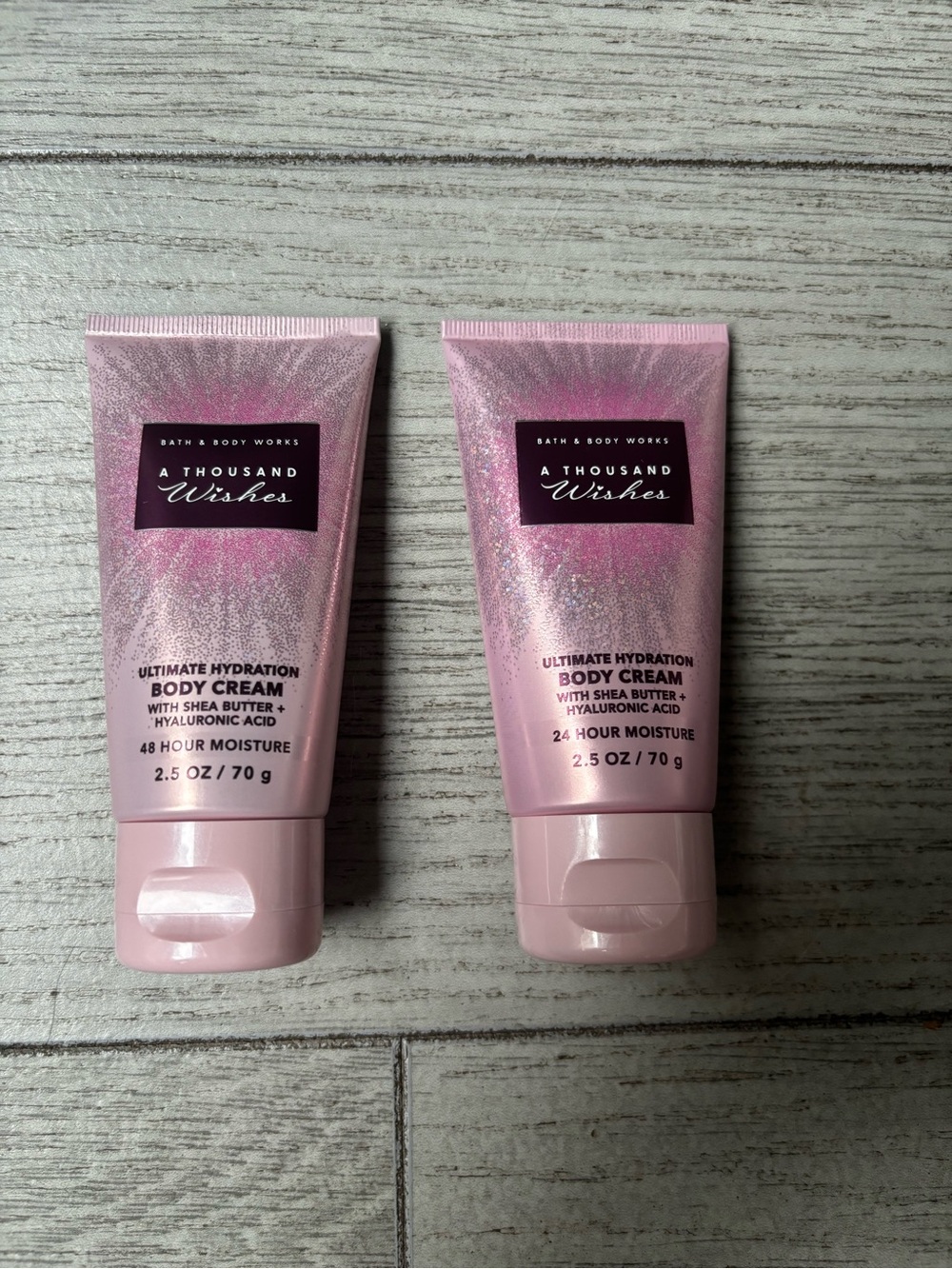 Bath and Body Works A Thousand Wishes body cream duo. New.